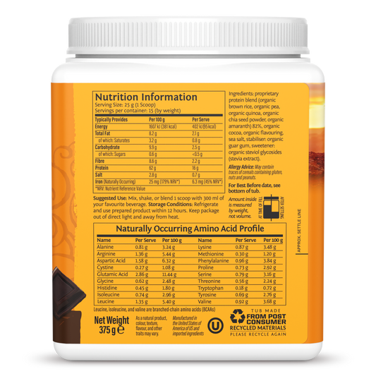 Classic Plus Protein Chocolate 15 Servings (375g)
