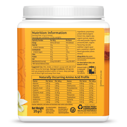 Classic Plus Protein Vanilla 15 Servings (375g)