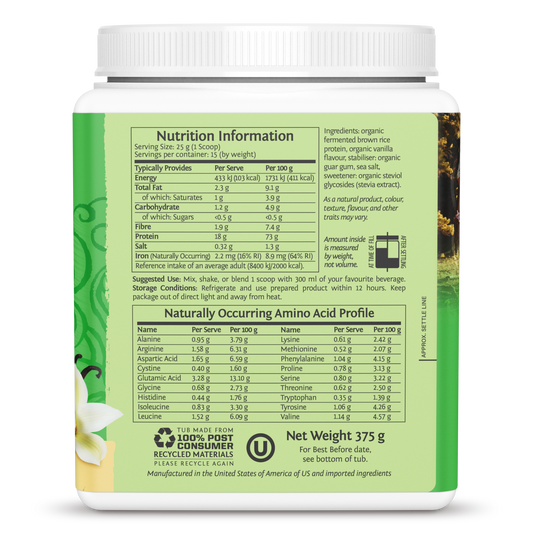 Classic Protein Vanilla 15 Servings (375g)