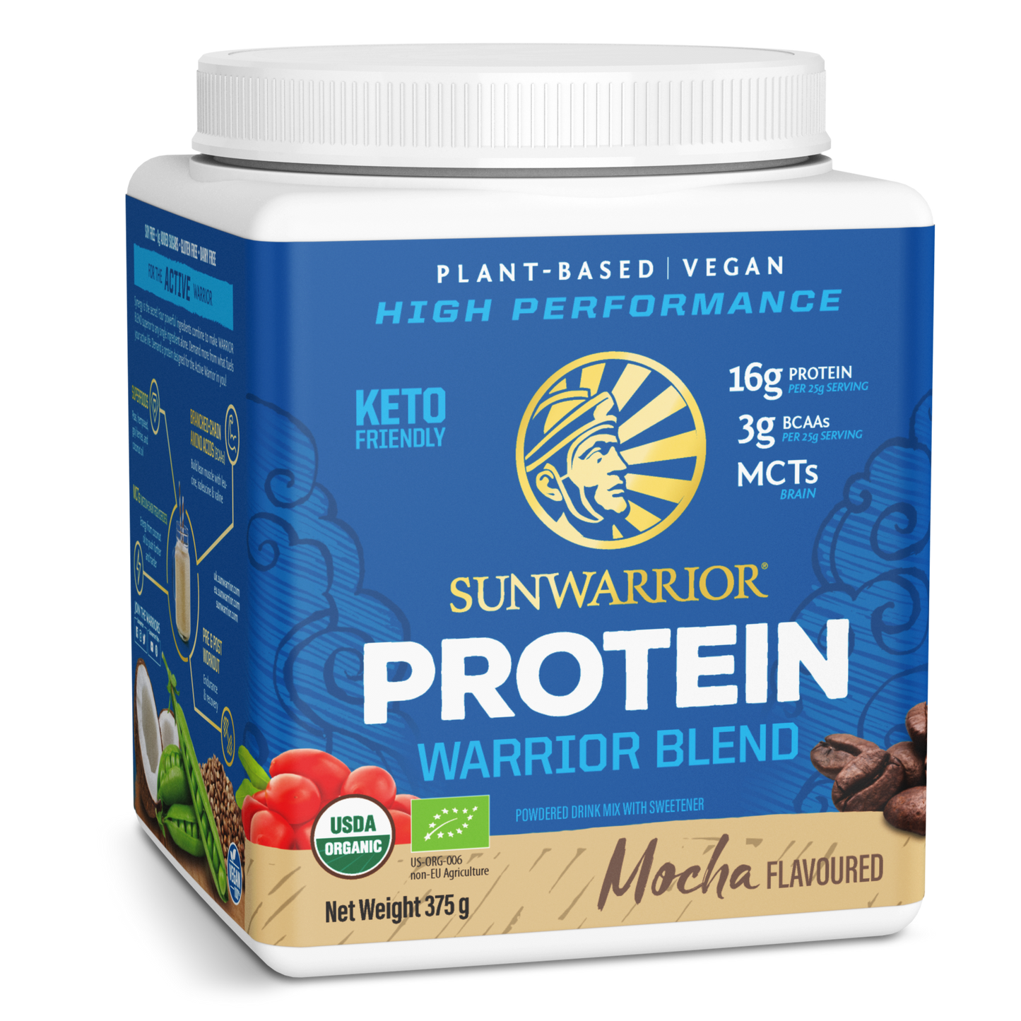 Warrior Blend Mocha 15 Servings (375g)