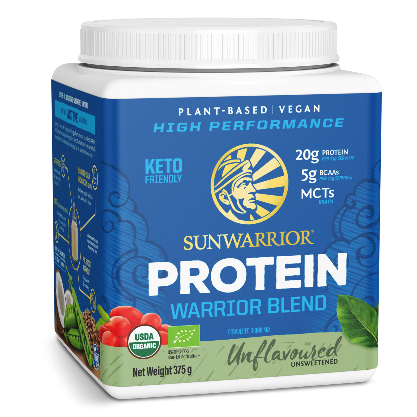 Warrior Blend Unflavored 15 Servings (375g)