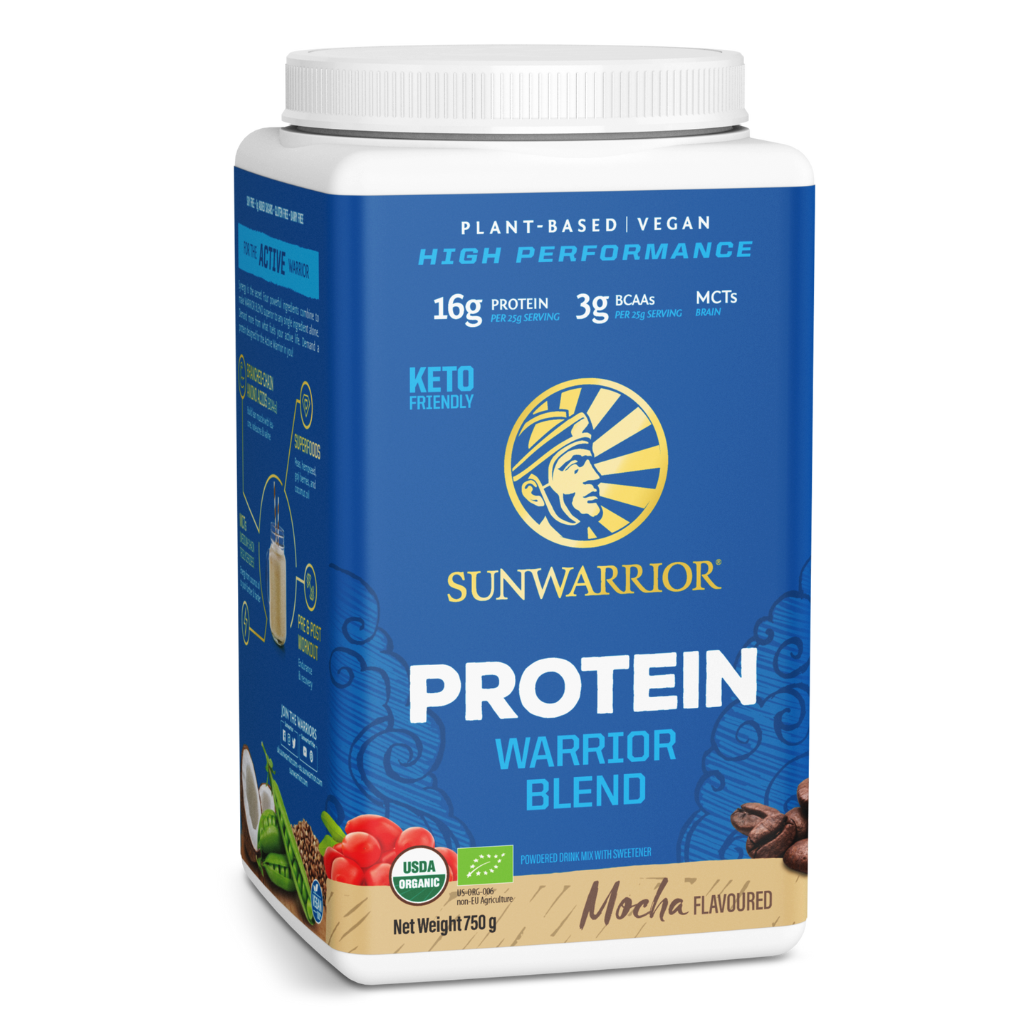 Warrior Blend Mocha 30 Servings (750g)