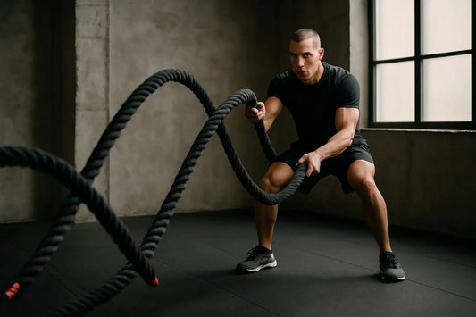 HIIT Battle Ropes Workout Video