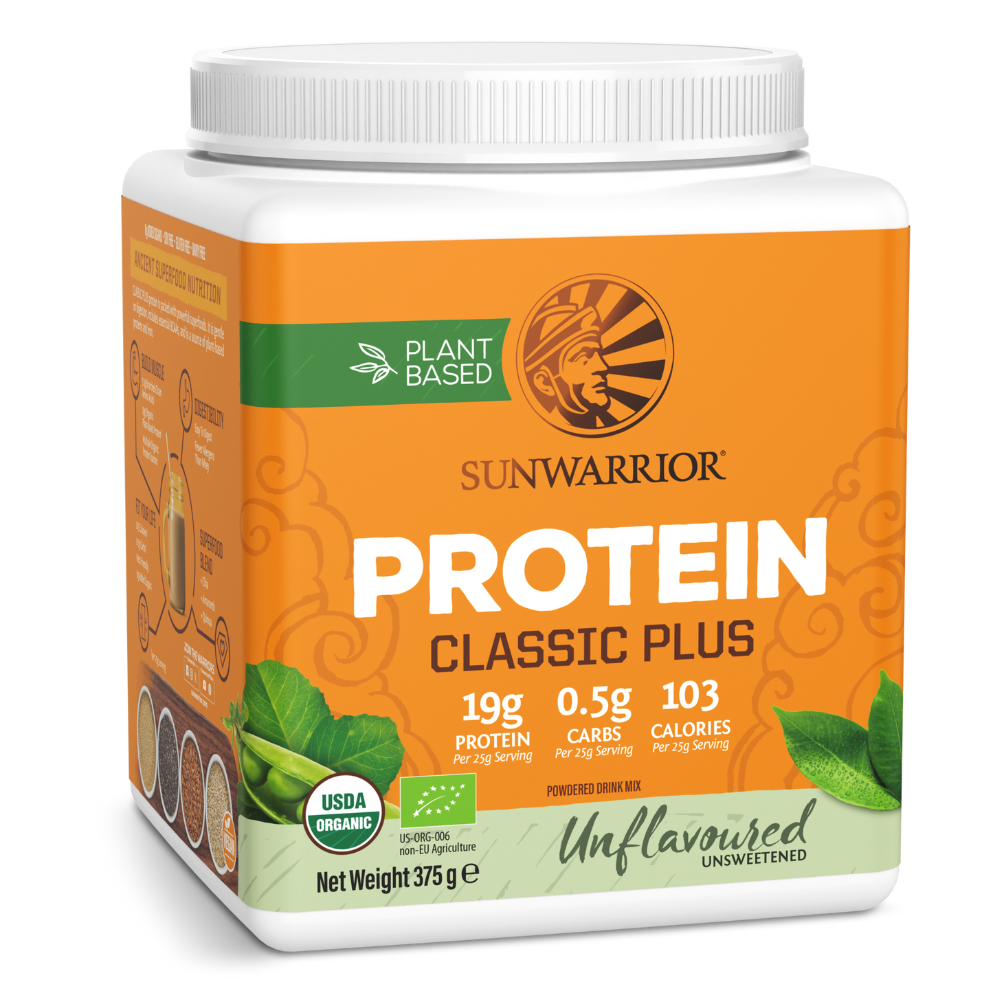 Classic Plus Protein Unflavored 15 Servings (375g)