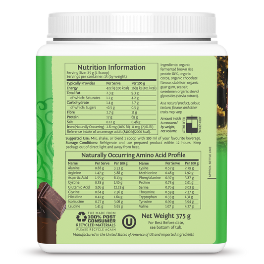 Classic Protein Chocolate 15 Servings (375g)