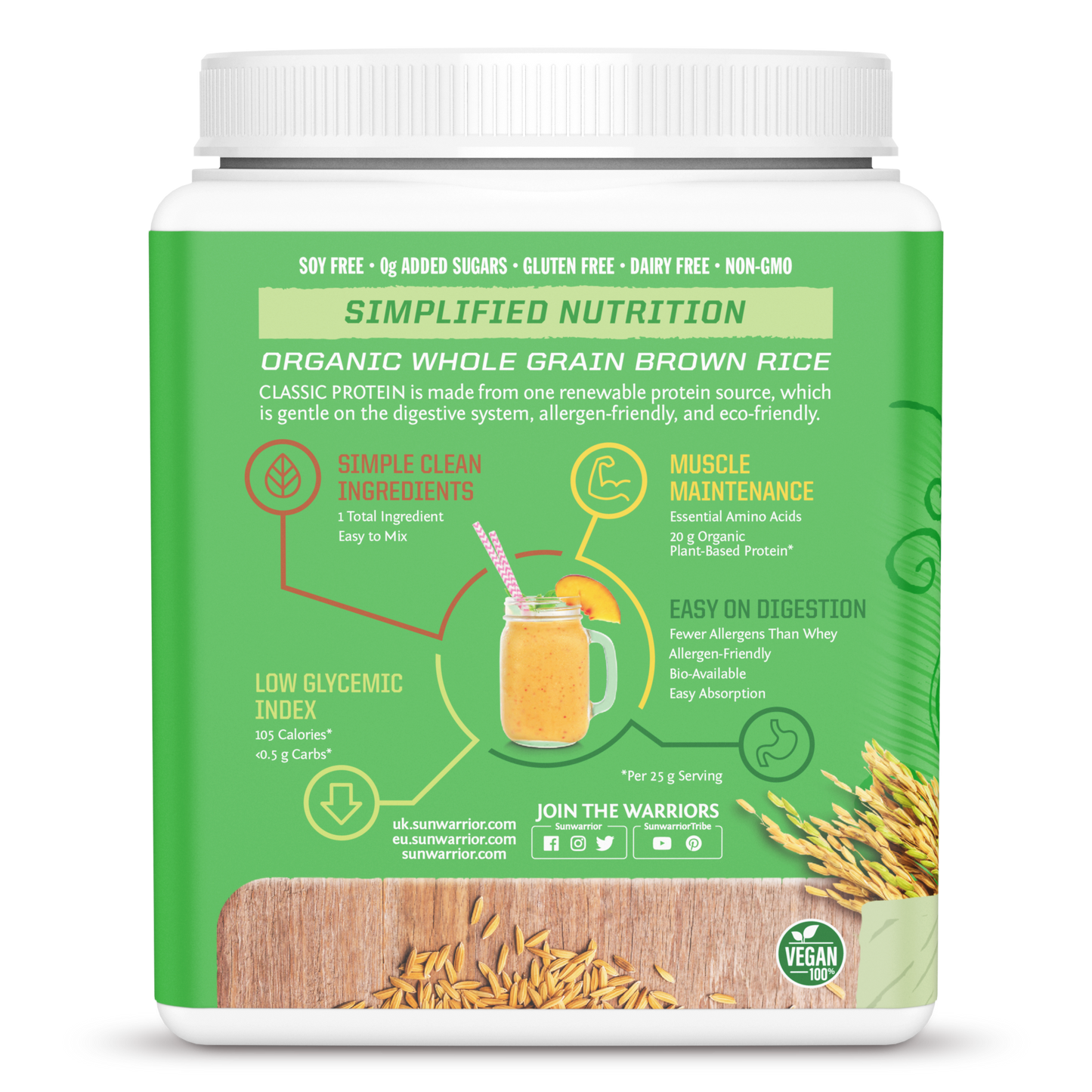 Classic Protein Unflavored 15 Servings (375g)