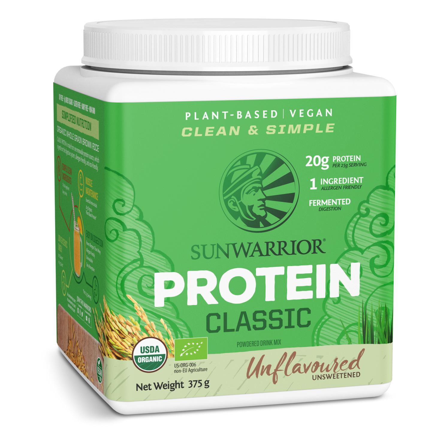 Classic Protein Unflavored 15 Servings (375g)