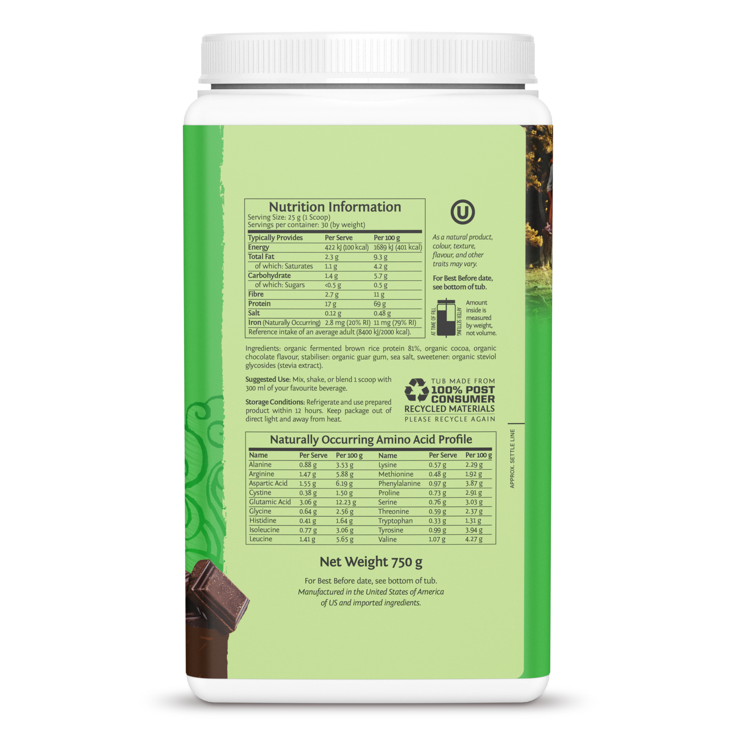 Classic Protein Chocolate 30 Servings (750g)