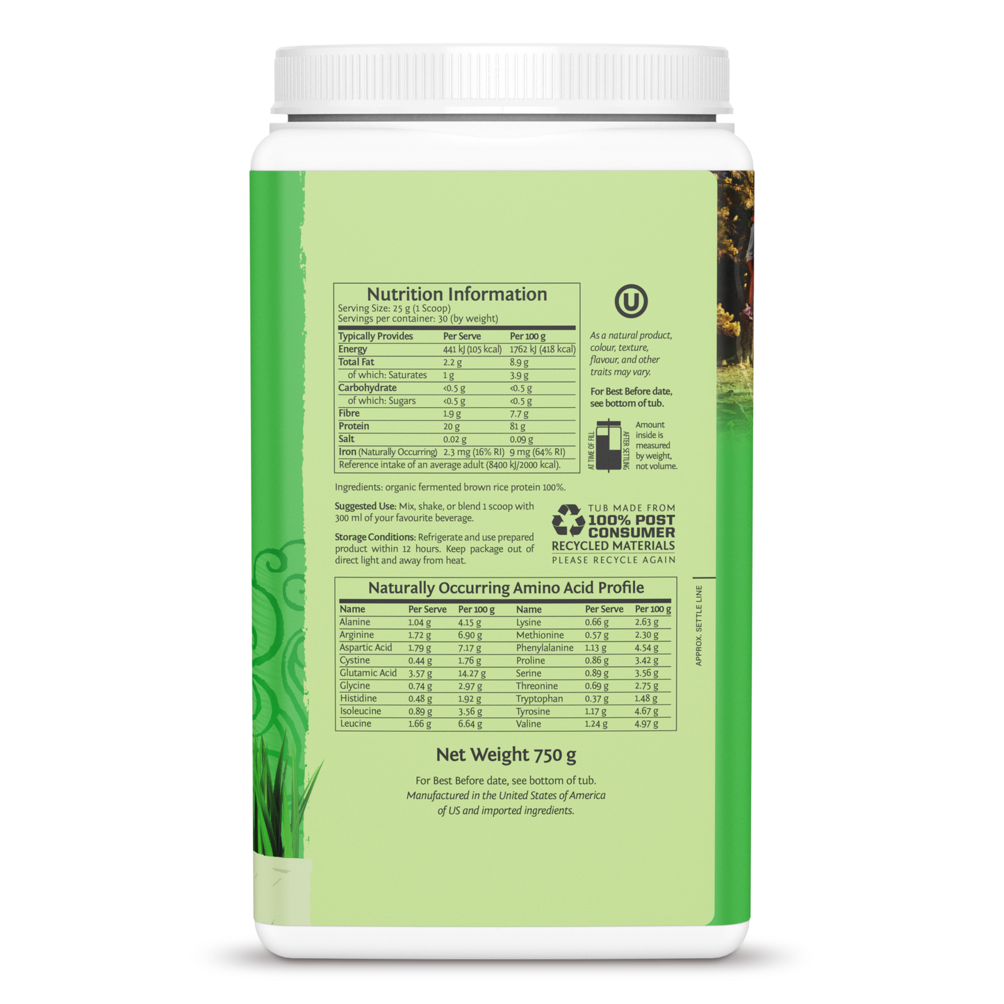 Classic Protein Unflavored 30 Servings (750g)