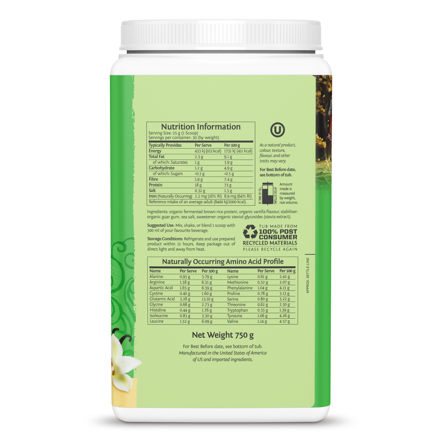 Classic Protein Vanilla 30 Servings (750g)