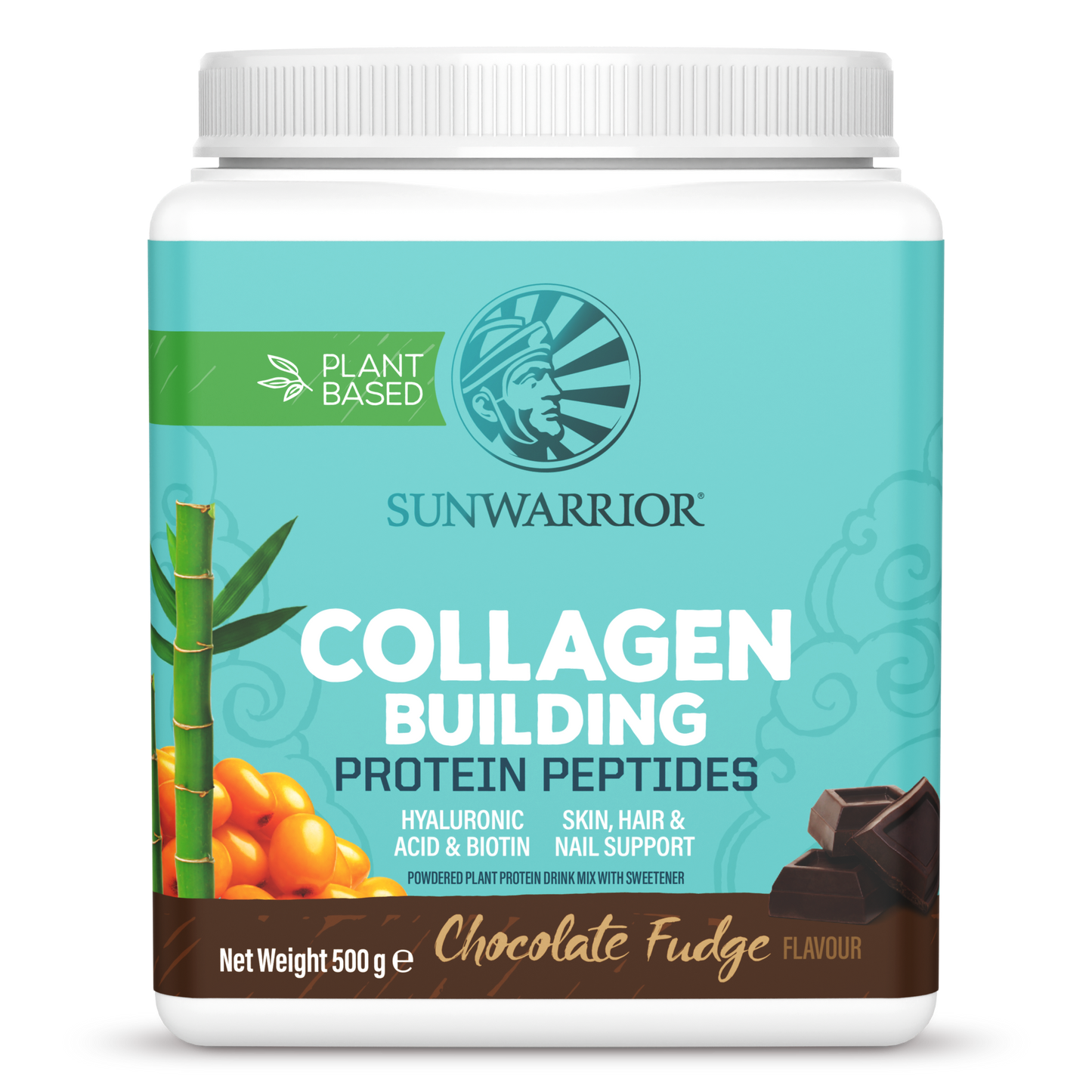 Vegan Collagen Protein Peptides Powder Chocolate Fudge 20 Servings (500g)