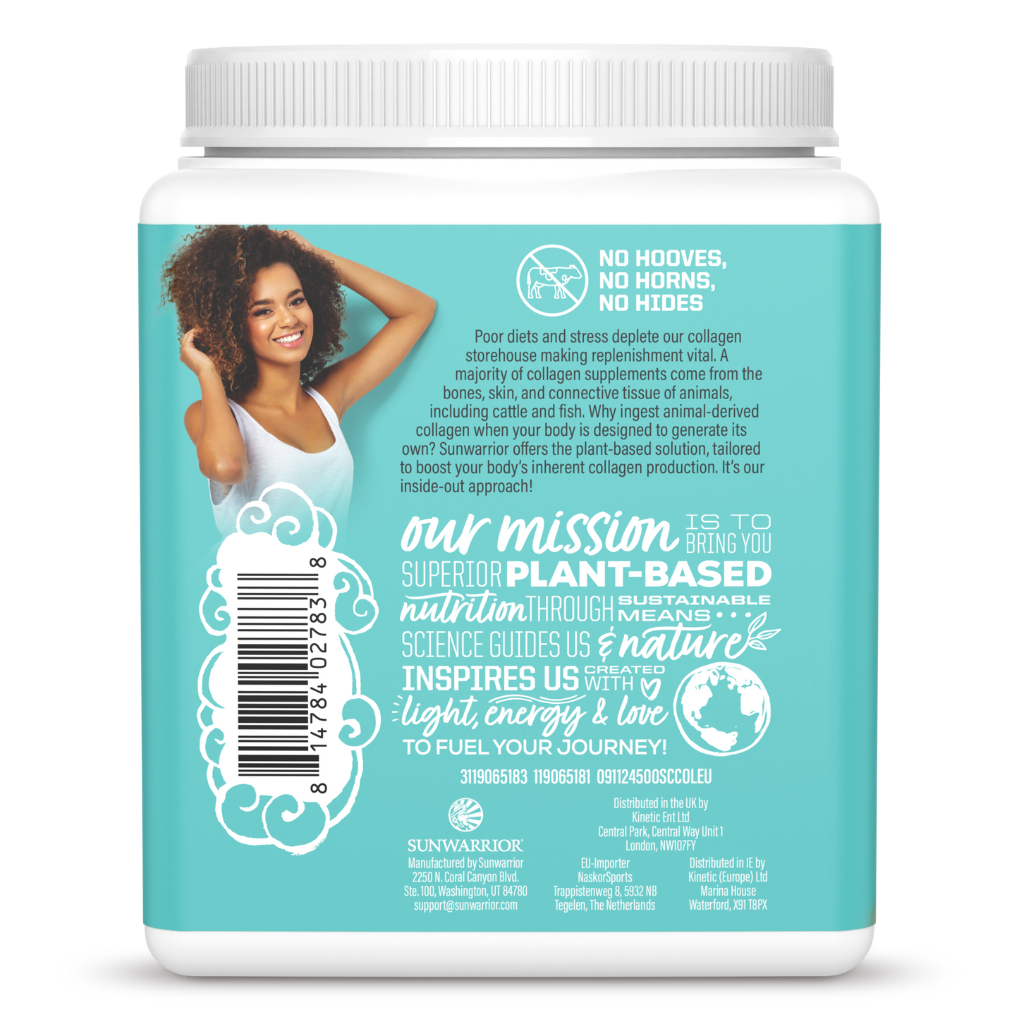 Vegan Collagen Protein Peptides Powder Salted Caramel 20 Servings (500g)