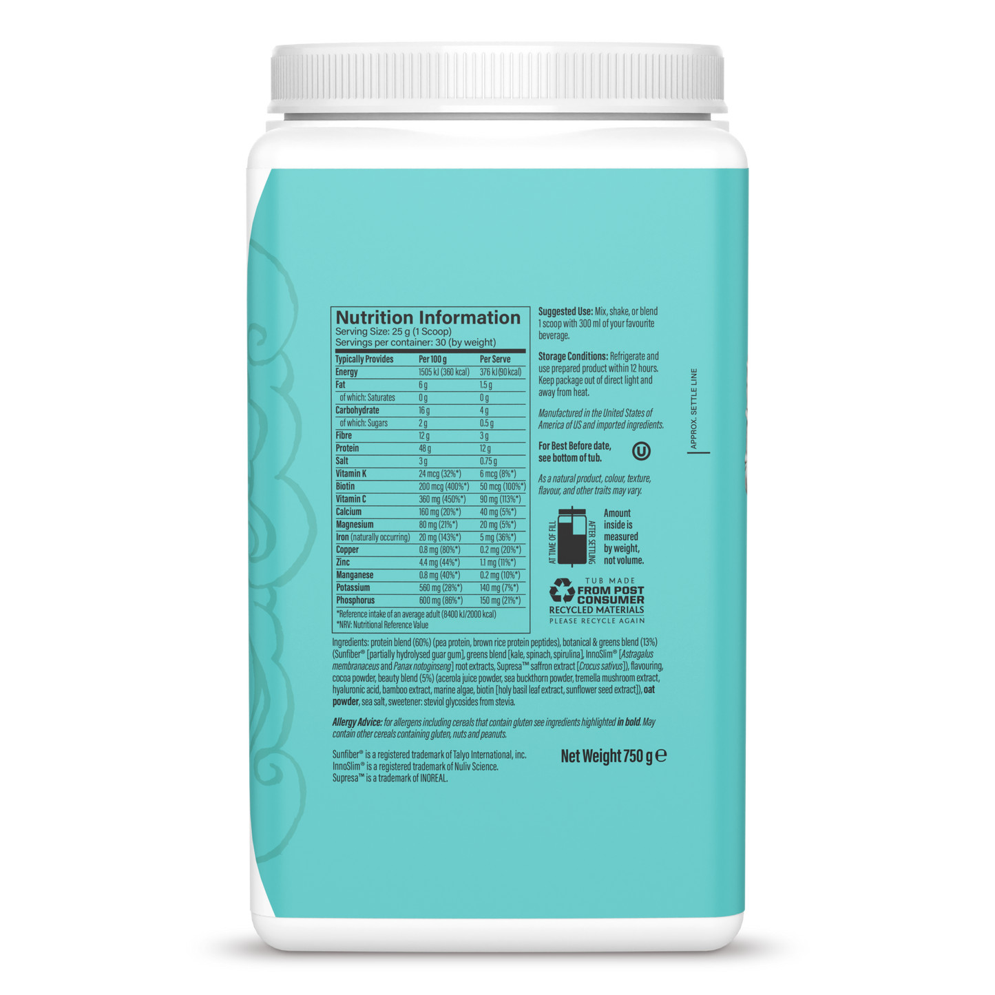 SLIM Collagen Boost Chocolate 30 Servings (750g)