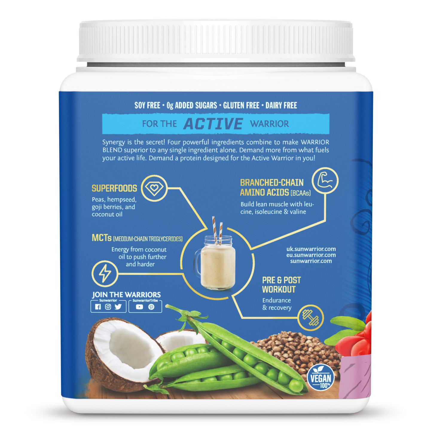 Warrior Blend Berry 15 Servings (375g)