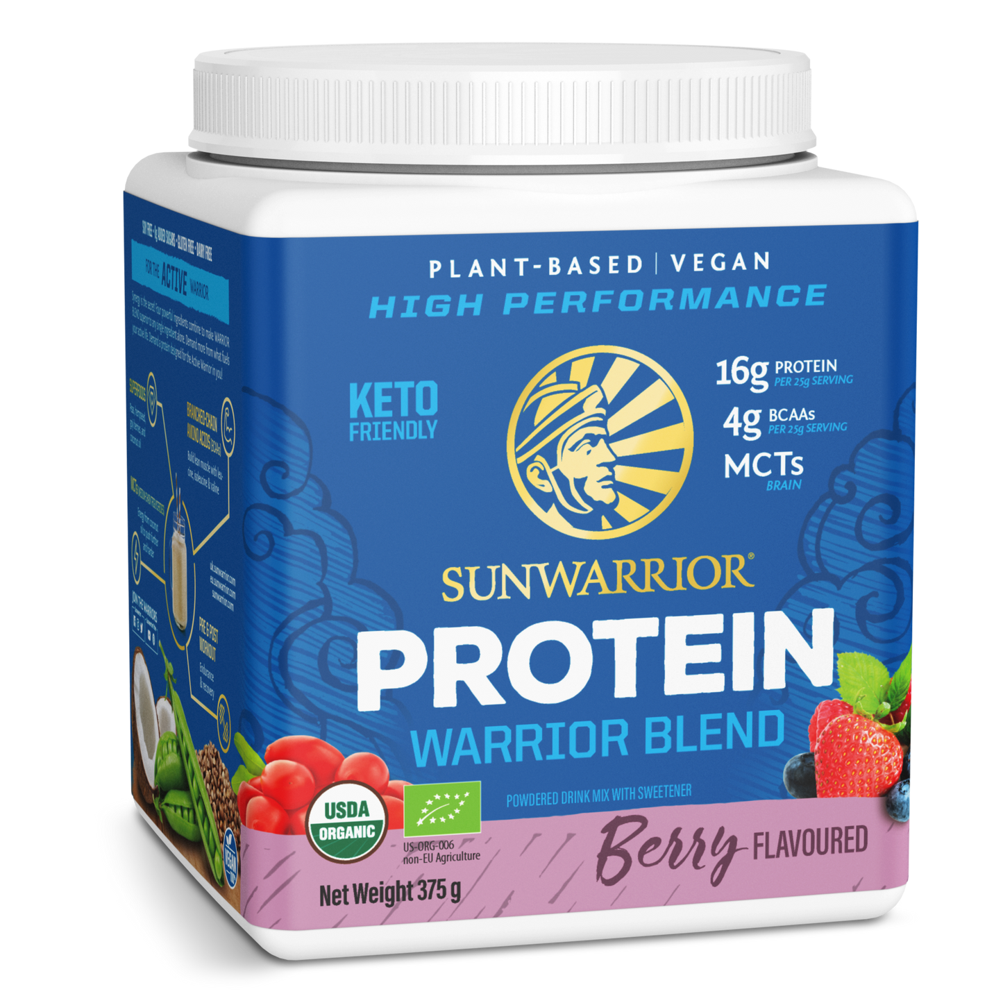 Warrior Blend Berry 15 Servings (375g)