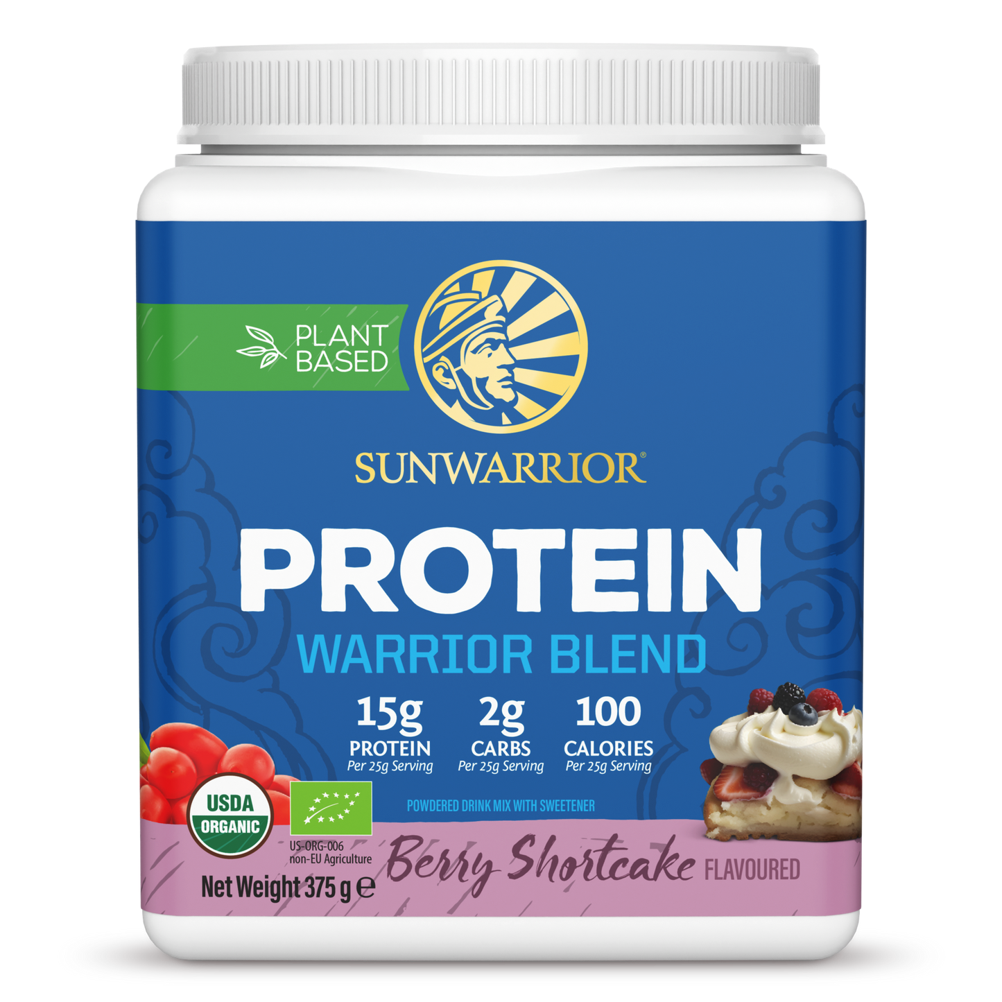 Warrior Blend Berry Shortcake 15 Servings (375g)
