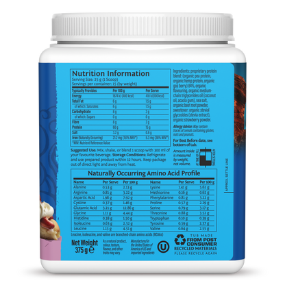 Warrior Blend Berry Shortcake 15 Servings (375g)