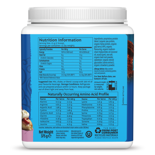 Warrior Blend Berry Shortcake 15 Servings (375g)