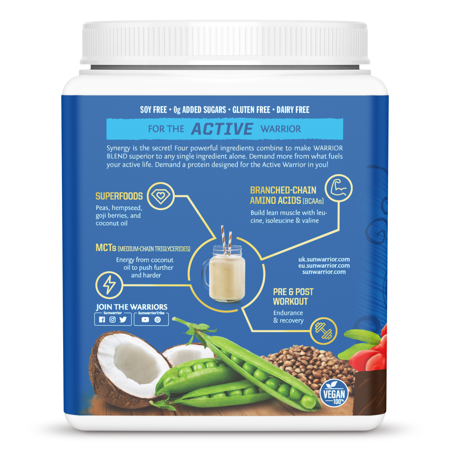 Warrior Blend Chocolate 15 Servings (375g)