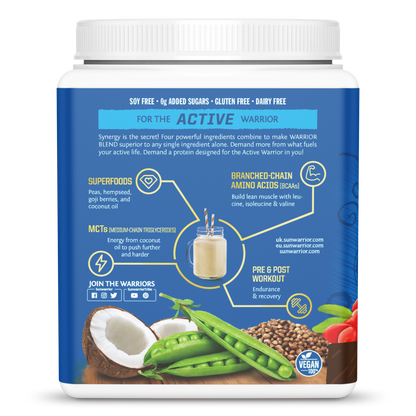 Warrior Blend Chocolate 15 Servings (375g)