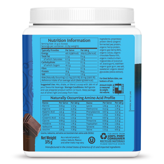 Warrior Blend Chocolate 15 Servings (375g)