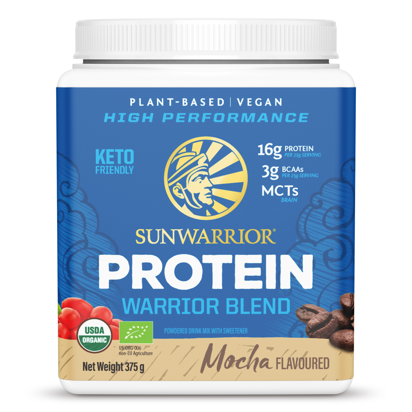 Warrior Blend Mocha 15 Servings (375g)