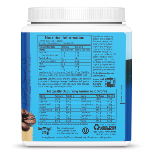 Warrior Blend Mocha 15 Servings (375g)