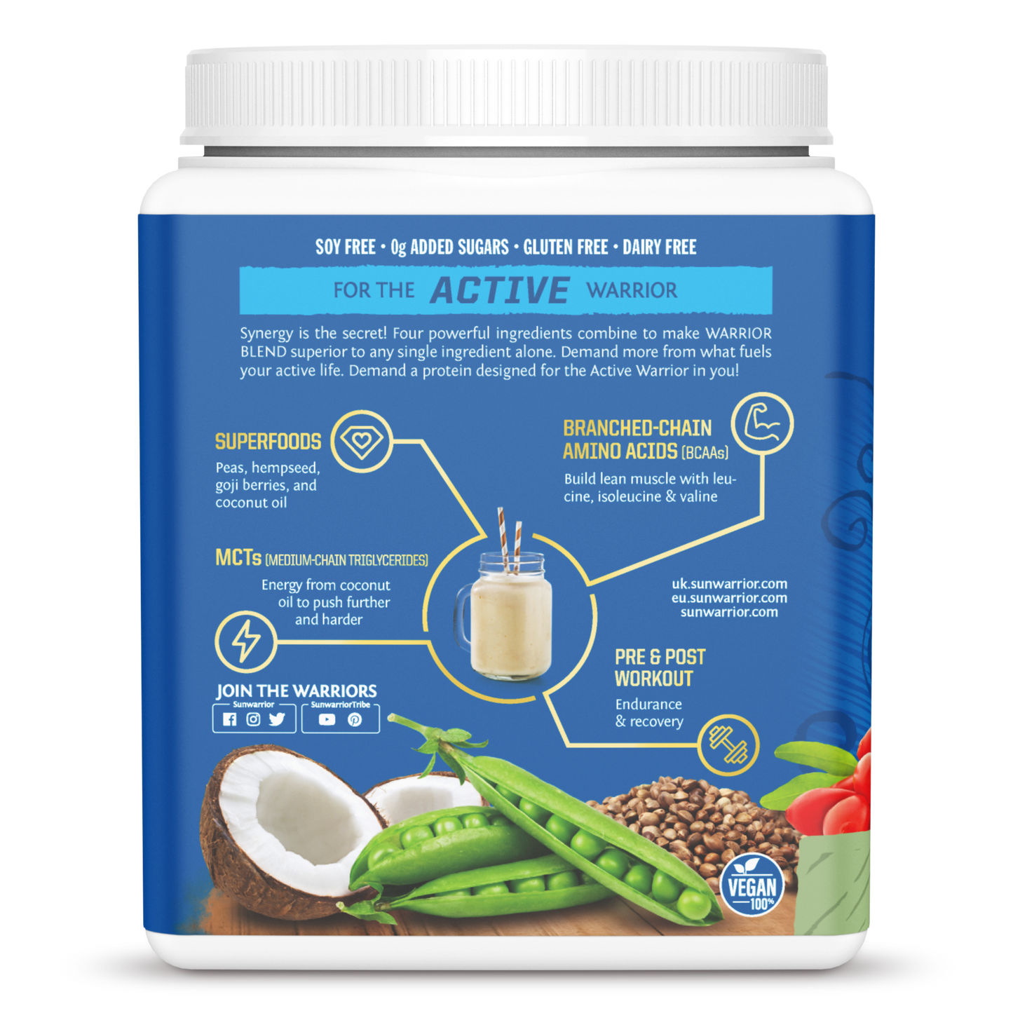 Warrior Blend Unflavored 15 Servings (375g)