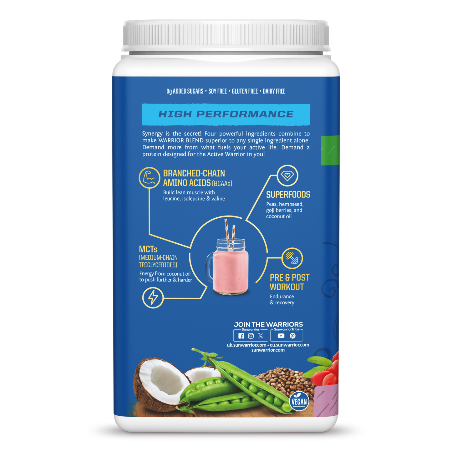 Warrior Blend Berry Shortcake 30 Servings (750g)