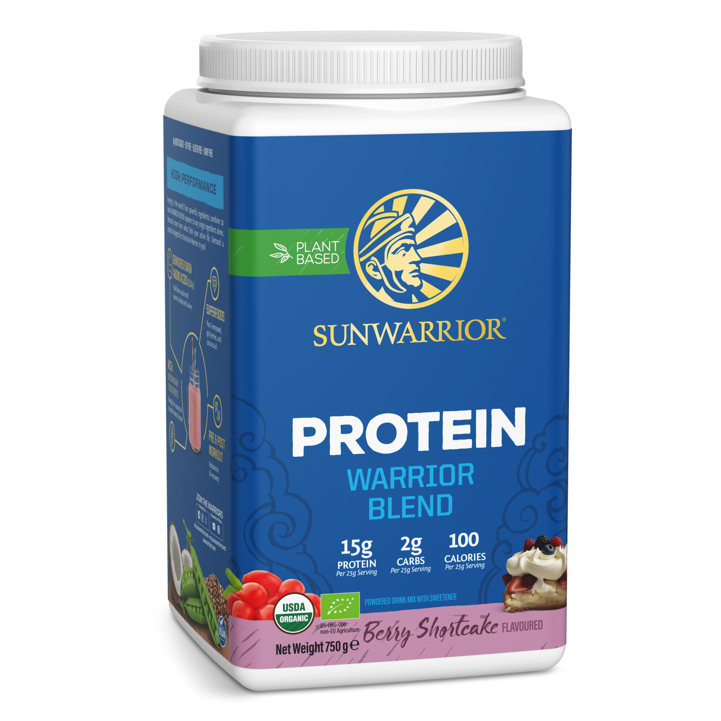 Warrior Blend Berry Shortcake 30 Servings (750g)
